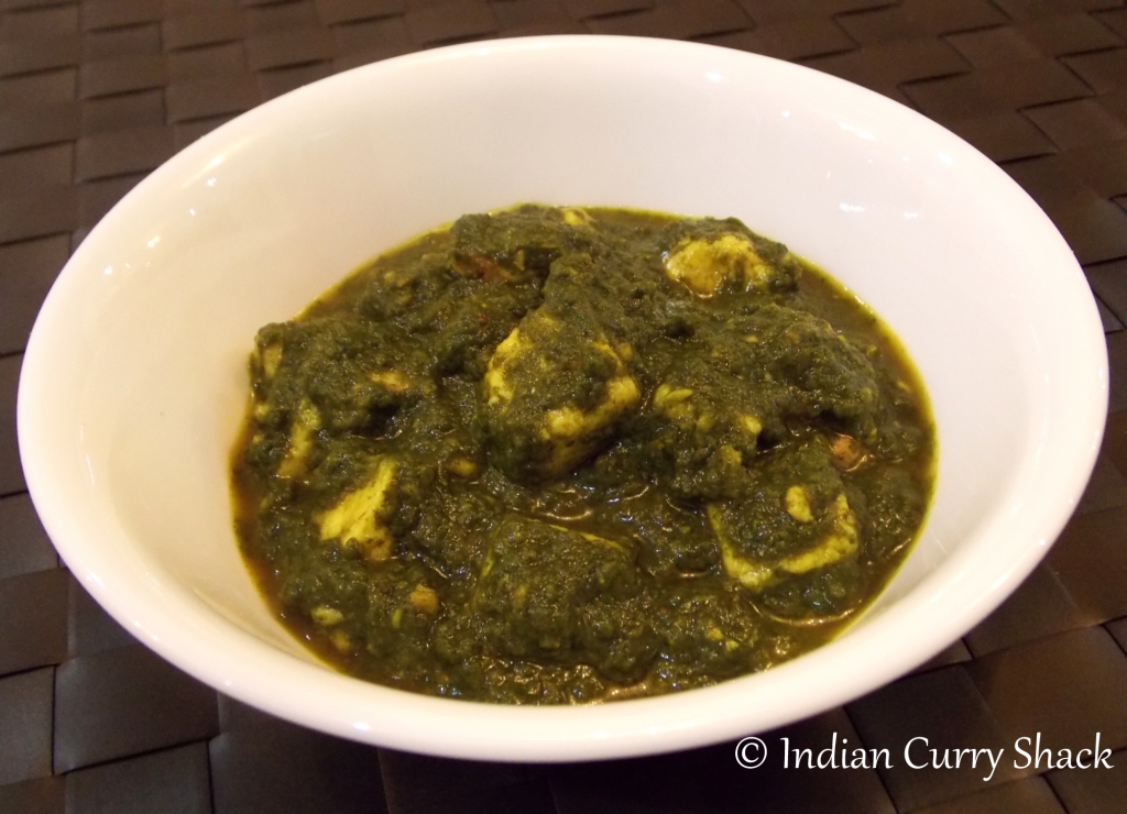 Palak Paneer (Cottage Cheese in Spinach Curry) – Shack Saturdays Special